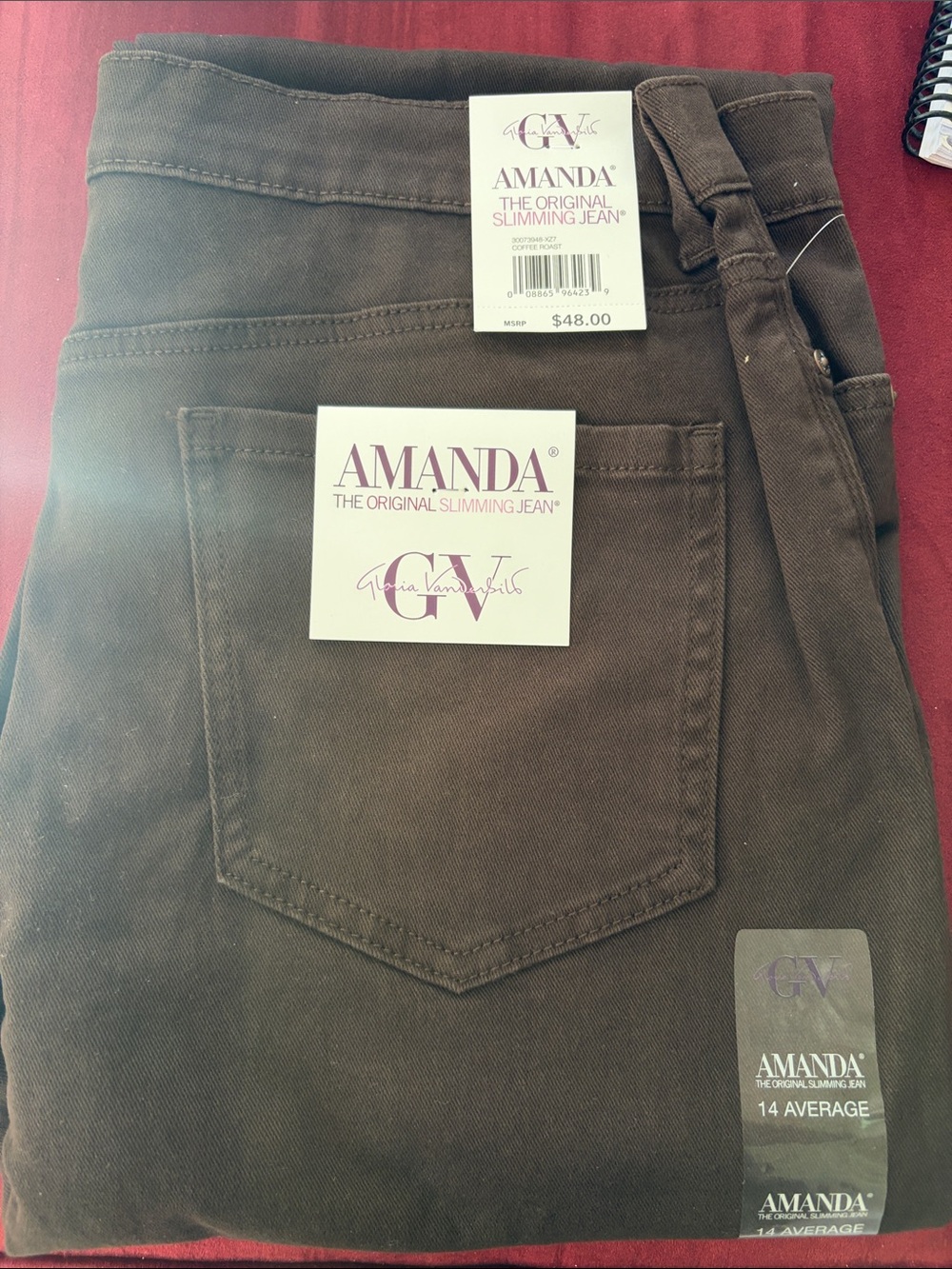 The Original Slimming Jean in Dark Brown